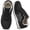 Black, variant on Ecetana Womens Retro Lace-Up Sneakers Mesh Upper Casual Walking Shoes