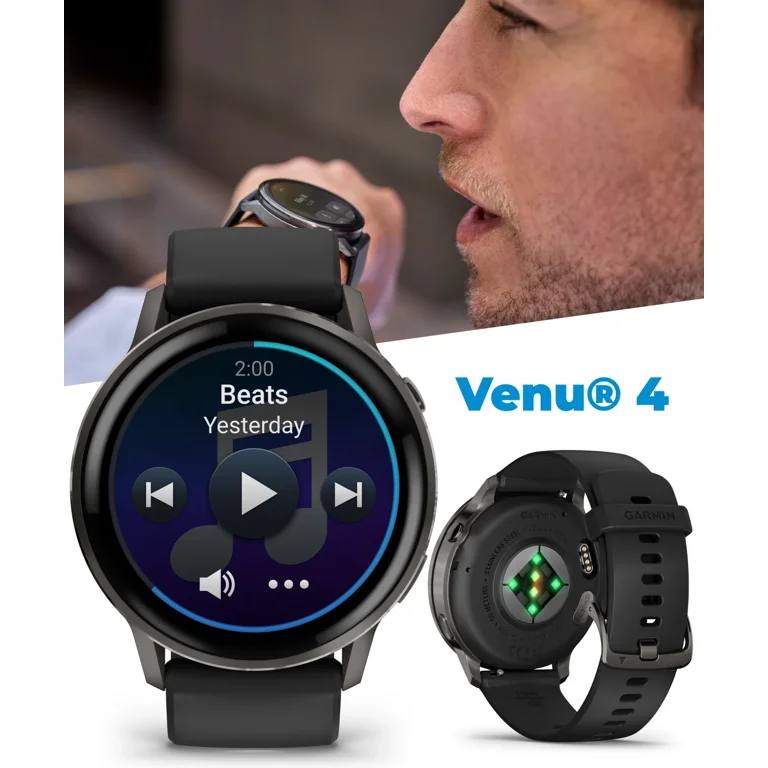 Garmin Venu 4 - 45mm AMOLED Advanced Health & Fitness GPS