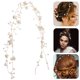thumbnail image 2 of KAKOWELY Tocado de novia con diseño de perlas falsas, exquisita diadema de novia, decoración para el cabello de boda, 2 of 5