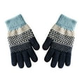 thumbnail image 3 of Unisex Touchscreen Knit Gloves Elastic Cuff Texting Gloves for Cold Weather, 3 of 8