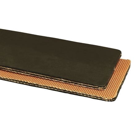 - APACHE INC. 20027202-36 Conveyor Belt,2 Ply Rubber,Black,W 36 In