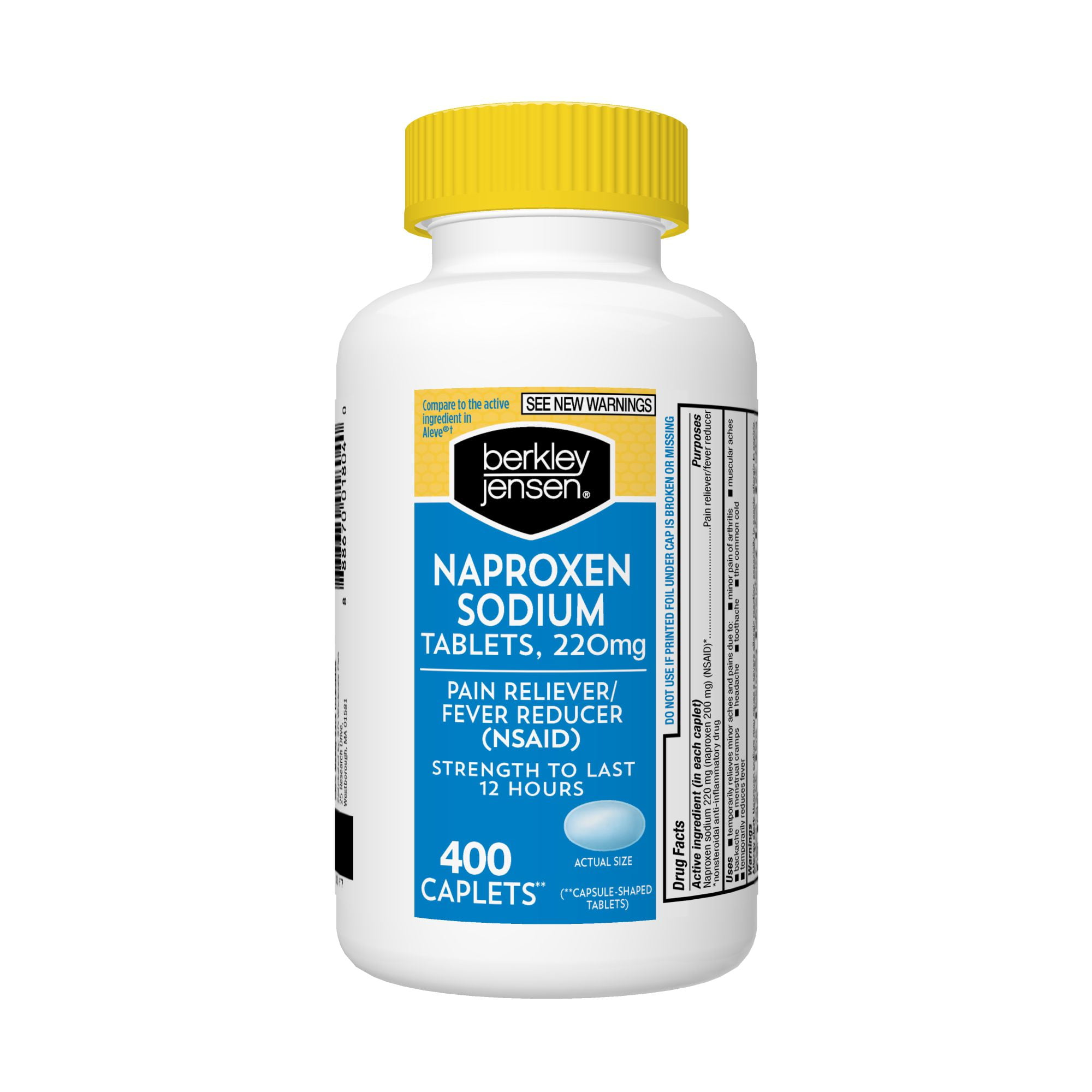 Product Of Berkley Jensen Naproxen 220mg Sodium Caplets, 400 ct