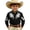 Black, variant on Girls Tshirts Kids Western Frontier Button Down Denim Long Sleeve Casual Girls Tops Beige 4-5 Years