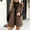 Brown, variant on Womens Oversized Faux Fur Vests Sleeveless Open Front Cardigan Fuzzy Jacket Coat Outerwear 2025 Fall Winter Wine M