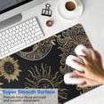 thumbnail image 4 of Long Mouse Pads for Desk,Black Gothic Sun Moon Pattern Desk Mats on Top Of Desks, Desk Mouse Pad Extra Large with 3mm Non-Slip Base and Stitched Edge for Gaming,Office,Work,Home 31.5"x11.8", 4 of 6