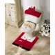 thumbnail image 1 of Funda de asiento de inodoro Happy Santa, 3 uds., funda de tanque y conjunto de alfombra antideslizante-Baño Navidad Decora Feliz Sencillez, 1 of 5