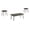 Grey, variant on Monarch Specialties I 7850P Table Set, Coffee, End, Side, Walnut Laminate