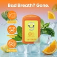 thumbnail image 4 of Grin Strips Breath Strips, Citrus Minty, Instant Fresh Breath, Dissolves Instantly on Your Tongue, Sugar-free and Calorie-free, No Artificial Colors, 72 Breath Strips (3-24 Packs), Pocket-Sized Pack, 4 of 9