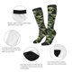 thumbnail image 3 of Fotbe Camouflage Shark Calcetas Divertidas Estampadas para Hombre y Mujer, Calcetas de Algodón hasta la Rodilla para Caminar, Correr, Enfermería y Embarazo, 3 of 6