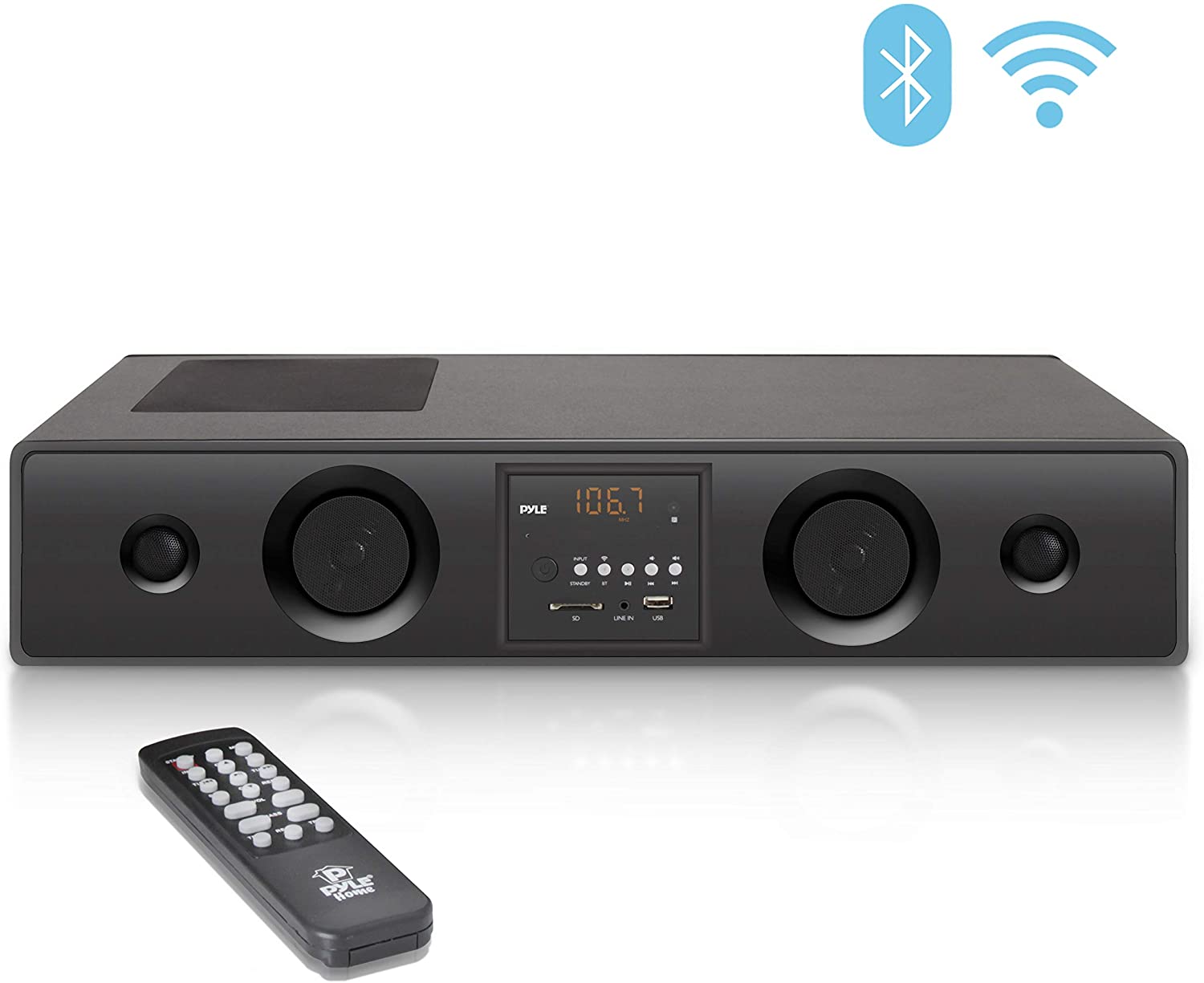 soundbar with wifi and bluetooth