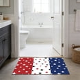 thumbnail image 6 of YiJuHui Independence Day Floor Mat, Patriotic American Flag Carpet, Non-Slip Velvet Printed Doormat, Holiday Decoration Rug for Home Decor, Living Room Bathroom Entryway, Indoor Outdoor Mat 40*60cm, 6 of 6