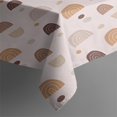 thumbnail image 3 of Pink Boho Bohemia Rainbow Shapes Dots Pattern Rectangle Tablecloth 60"x84",Waterproof Polyester Rectangle Table Cloth, Wipeable Spillproof Polyester Tablecloth for Dining, Camping, Indoor and Outdoor, 3 of 5