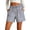Gray, variant on Elastic Waist Summer Shorts for Women Trendy 2026 Gingham Cute Bottoms Plaid Y2K Beach Vacation Clothes L