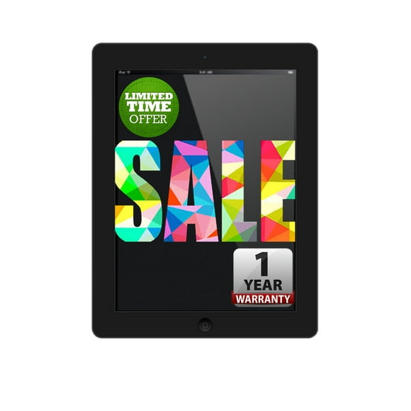 Apple iPad 2 Black 16GB Wi-Fi Only with 1 Year Warranty