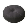 thumbnail image 2 of WLPZXP Round Floor Pillow Floor Cushion Pad Booster Seat Pad Meditation Seating Cushion Dark Gray, 2 of 8