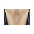 thumbnail image 3 of JewelersClub 1/10 Carat T.W. White Diamond I Initial Sterling Silver Pendant, 3 of 5