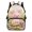 Pig In Floral Meadow, variant on POLERO Smooth Zipper Backpack for Back to School Work, Polyester Fabric Large Capacity Backpacks, Horse Pattern