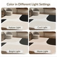 thumbnail image 7 of ODIKA 8'x10' Washable Area Rug Non-Shedding, Easy Care, Black Beige Geometric Abstract Design Elegant Contrast with Minimalist Curves for King Size Bedroom Under Bed, Master Suite, 7 of 7