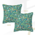 thumbnail image 3 of Bingfone Decorative Pillow Covers 16"x16" Mushrooms and Flowers Couch Pillow Cases Modern Farmhouse Covers for Couch Sofa Bed, 3 of 9