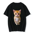 thumbnail image 2 of Funny Cat 3D Print Women Casual Oversized T-Shirt Women Men Harajuku T Shirts Girl Boy Casual Fashion Clothes, 2 of 8