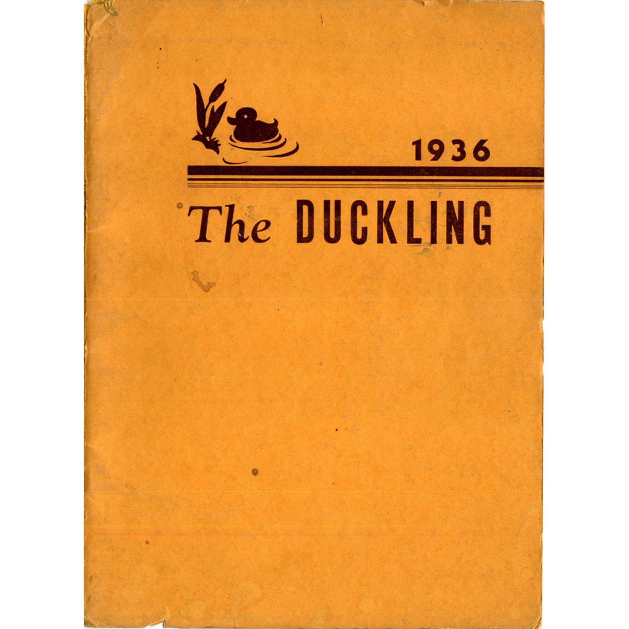 (Custom Reprint) Yearbook: 1936 University High School - Duckling Yearbook (Eugene, OR)