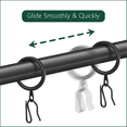 thumbnail image 3 of 60Pcs Metal Curtain Rings and 60 Pcs Curtain Drapery Pin Hooks, 3 of 7