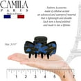 thumbnail image 6 of Camila Paris CP2439 French Hair Clip for Women, Large Blue, Handmade Girls Hair Claw Clips Jaw Fashion Durable and Styling Hair Accessories for Women, Strong Hold No Slip Grip, Made in France, 6 of 16
