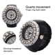 thumbnail image 1 of Reloj de Anillo, Reloj de Anillo de Cuarzo para Dado, Relaj Con Anillo de Dedo, Decoración de Diamantes de Imitaciónrantes, Relaj de Anillo de Cuarzo, Anillo de Relaj para, 1 of 7