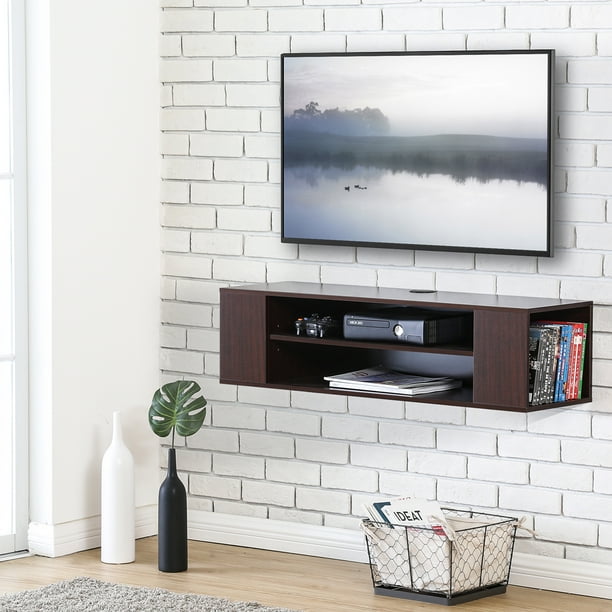 Fitueyes Wall Mounted Media Console Shelf Tv Stand Walnut F1ds210001wb Com - Wall Mount Tv Console Shelf Fitueyes Wall Mounted Media Console Shelf Tv Stand Walnut F1ds210001wb Com - Wall Mount Tv Console Shelf