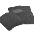 thumbnail image 4 of 4-Piece PVC Flocking Car Floor Liners Set Anti-Slip Base All-Season for Cars SUVs Trucks, 4 of 9