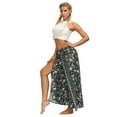 thumbnail image 5 of Pants for Women New Women'S Casual Split Wide Leg Pants Sports Yoga Loose Trousers Comfortable, 5 of 6
