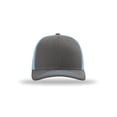 thumbnail image 3 of Gorra de béisbol Richardson 112 Trucker OSFA Charcoal/Columbia Blue, 3 of 3