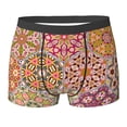 thumbnail image 1 of LAKIMCT Boxeurs Vintage à Imprimé Hexagonal pour Hommes, Ultra Doux et Absorbants, 1 of 9