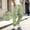Green, variant on Liuinsasek Mens Cargo Pants Solid Casual Multiple Pockets Drawstring Waist Outdoor Straight Type Fitness Pants Structured and Shaped