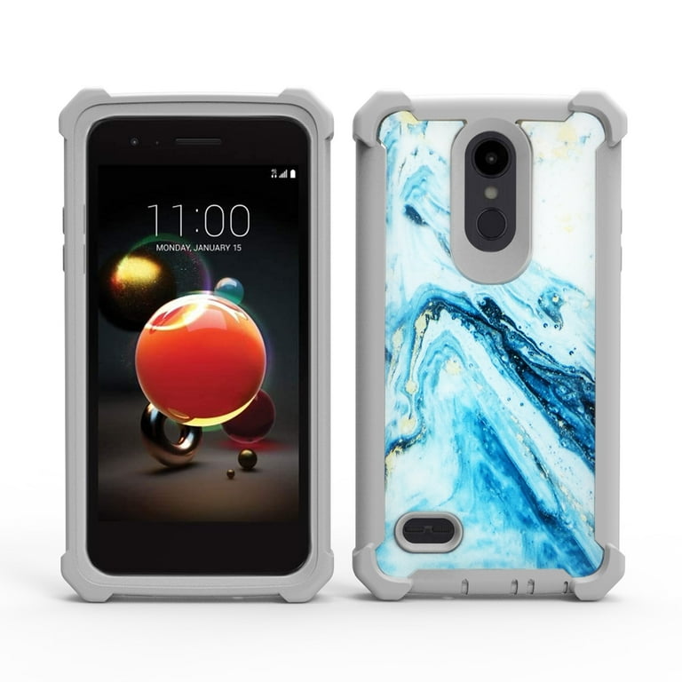 Blue Marble Case for LG K4 K8 LV3 X210 Full Body Phone Cover Hybrid  Military Grade Dual Layer Defender Shockproof Protective Heavy-Duty Cases -  Walmart.com