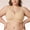 Beige, variant on Bralette for Women, Full Coverage Supportive Bra Plunge V Neck Wirefree Bra Plunge V Neck No Underwire Beach Plunge V Neck Low Cut Bra Criss Cross Back Supportive Bra, Gray S