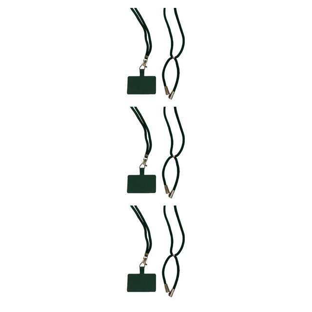 Sidaley Teléfono universal Cordones anti-perdida Teléfono móvil DIY Cuello extraíble Cuerda colgante Correa ajustable Suministros para teléfonos Type1 NO1