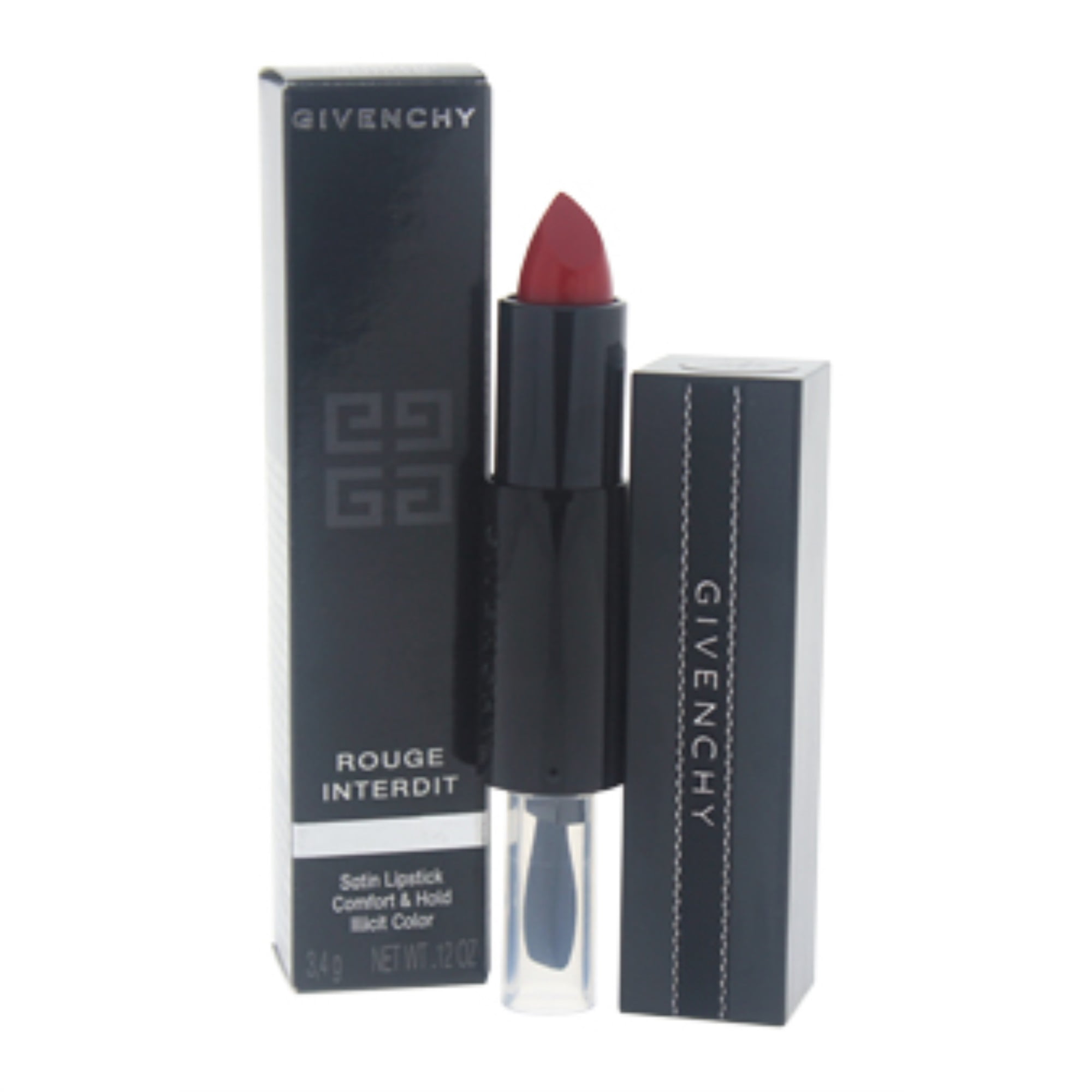 Rouge Interdit Satin Lipstick 14 Redlight by Givenchy for Women 0.12 oz Lipstick Walmart