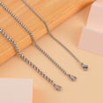 thumbnail image 2 of Set of 3 Stainless Steel Round Box Chain Bracelet for Women Jewelry Size 7.5-9.5" Birthday Gifts for Women, 2 of 10