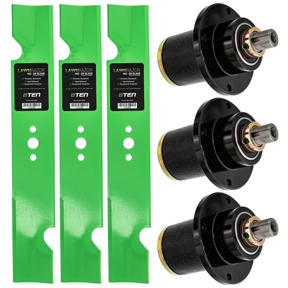 8TEN Blade Spindle Kit for Bad Boy ZT50 CZT50 CZT48 Maverick MK1005304