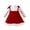 Red, variant on Bagilaanoe 2Pcs Toddler Baby Girls Christmas Clothes Ribbed Long Sleeve Turtleneck Tops + A-Line Velvet Dress 6M 12M 18M 24M 3T 4T Kids Casual Outfits