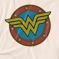 thumbnail image 3 of Wonder Woman Ww Vintage Emblem Women's Graphic T-Shirt Rolled Sleeve Tee, 3 of 6