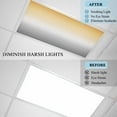 thumbnail image 3 of Fluorescent Light Covers for Ceiling Lights Classroom, Yellow Gray Gradient Magnetic Ceiling Light Cover Filter for School,Office, 2X4 FT, Pack of 3, Abstract Watercolor, 3 of 9