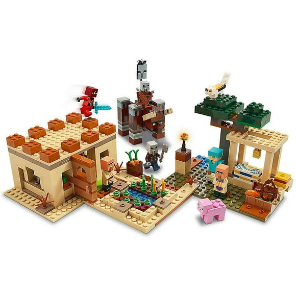 Sx1044 700pcs The Illager Raid Village Building Set Minecraft My World Series
