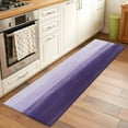 thumbnail image 3 of Purple Ombre Kitchen Runner Rug 2x6 Washable Runners for Hallway Non Slip Modern Abstract Art Ocean Oil Painting Large Area Rug Indoor Floor Carpet for Bathroom Laundry Entryway Bedroom Living Room, 3 of 8