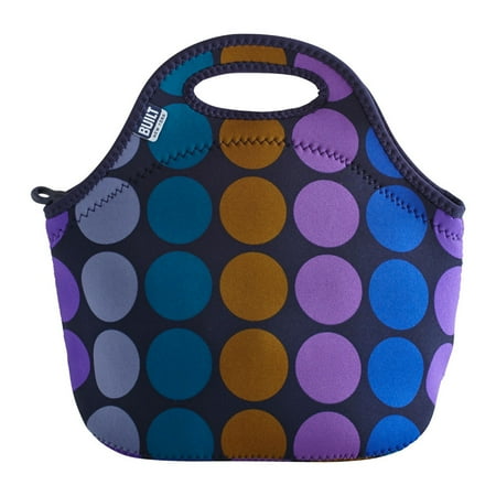 Built Gourmet To Go Neoprene Lunch Tote Plum Dot Bag