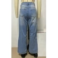 thumbnail image 5 of ZANKLEY Wide Leg Jeans for Women 2025 High Waisted Casual Loose Fit Denim Pants Trendy Seamed Long Trousers with Pockets, 5 of 11