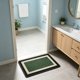 thumbnail image 5 of Alfombra de baño absorbente antideslizante con patrón decorativo, lavable a máquina, de 60x40 cm para baño, dormitorio, entrada., 5 of 6