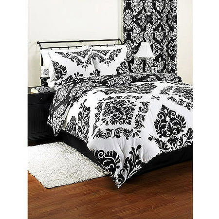classic noir reversible comforter set black white queen classic noir reversible comforter set black white queen