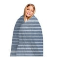 thumbnail image 4 of Serviette de Plage Style Turc avec Rayures Tissées, Matériau Polyester, Design à Franges, Grande Absorption d'Eau et Taille Surdimensionnée, 4 of 8